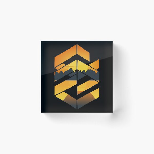 Item preview, Geometric sunset symbol  designed and sold by Designs-RZ.