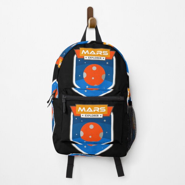 Item preview, Mars Planetary Explorer Sticker - Orange and Blue designed and sold by NoMatterLab.