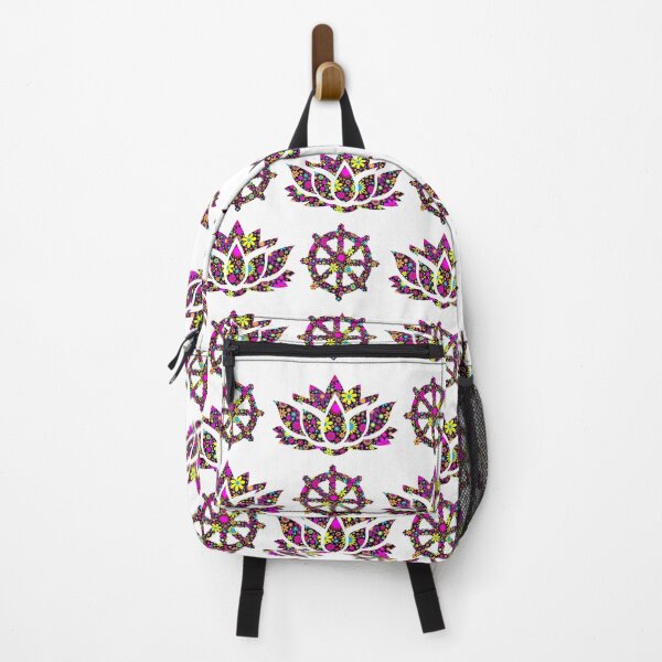 Item preview, Lotus Flower and Dharma Wheel designed and sold by Solsunx.