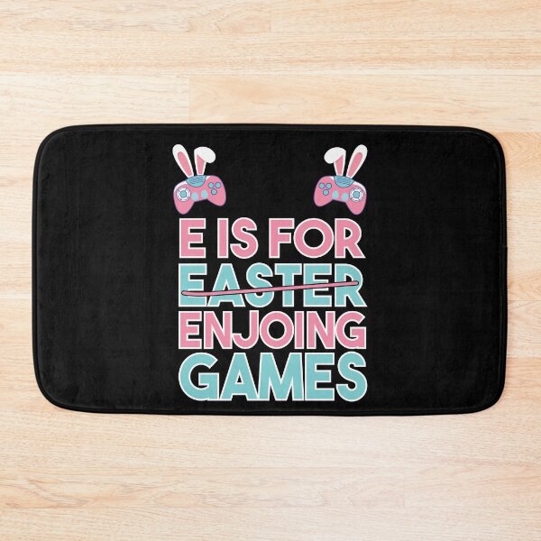 Item preview, E Is for Enjoying Games Easter Game Boys Kids Mens designed and sold by teemenia.