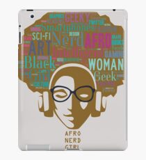 Afro Girl Nerd iPad Case/Skin