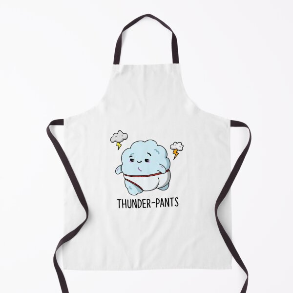 Item preview, Thunderpants Funny Cloud Weather Puns designed and sold by punnybone.