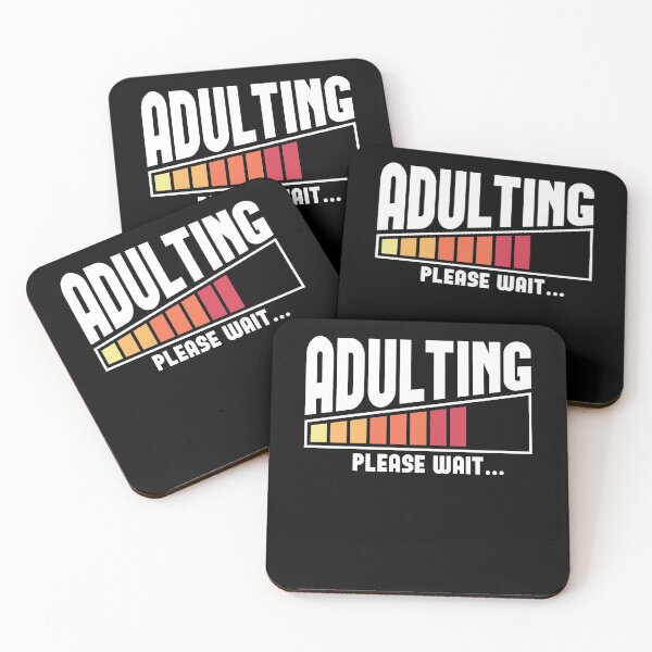 Item preview, Adulting Please Wait 18th Birthday Gift designed and sold by lsapparel.