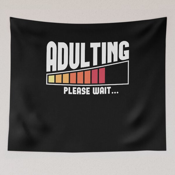 Item preview, Adulting Please Wait 18th Birthday Gift designed and sold by lsapparel.
