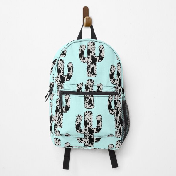 Cow Print Cactus Backpack