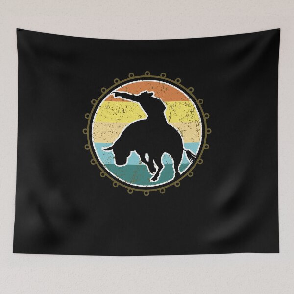 Item preview, Bull Riding Cowboy Western Vintage designed and sold by lsapparel.