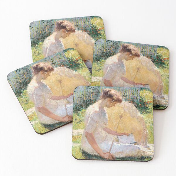 Item preview, The reader by Frank Weston Benson designed and sold by IndieArtDream.