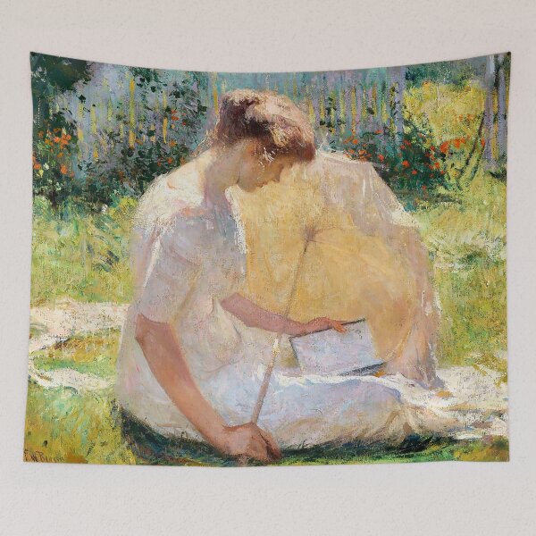 Item preview, The reader by Frank Weston Benson designed and sold by IndieArtDream.