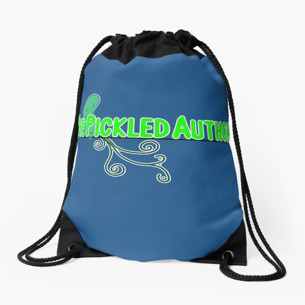 The Pickled Author Logo Drawstring Bag