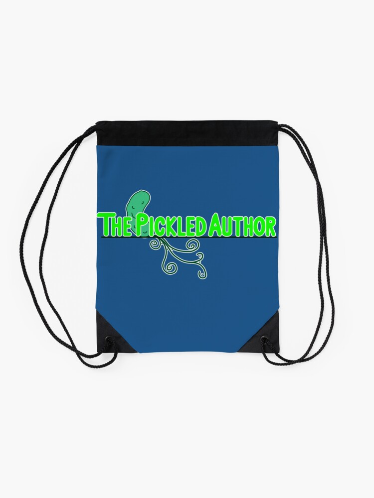Thumbnail 2 of 3, Drawstring Bag, The Pickled Author Logo designed and sold by PickledAuthor.