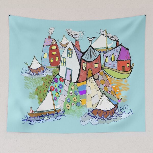 Item preview, What Floats Your Boat Fantasy Landscape designed and sold by Karen Del Pellegrino.