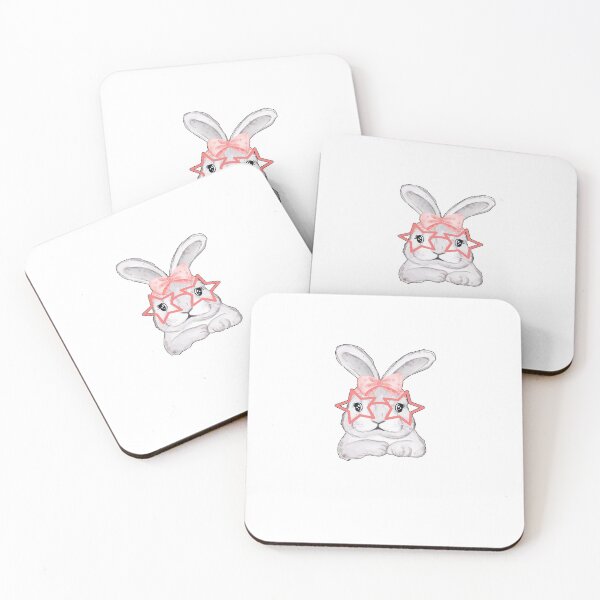 Item preview, bunny with glasses designed and sold by HarrietShop1.