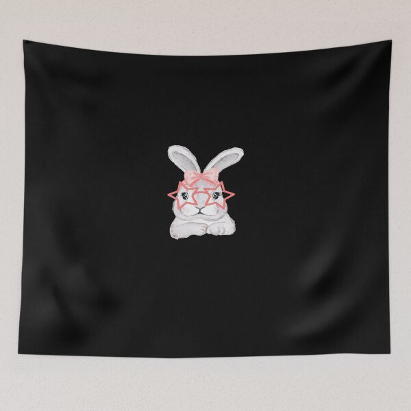 Item preview, bunny with glasses designed and sold by HarrietShop1.