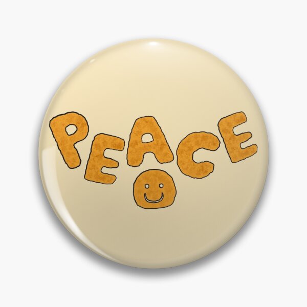 Item preview, Chicken Nugget Peace Smile Cute Meme Funny Logo Food designed and sold by Marinaaa010.
