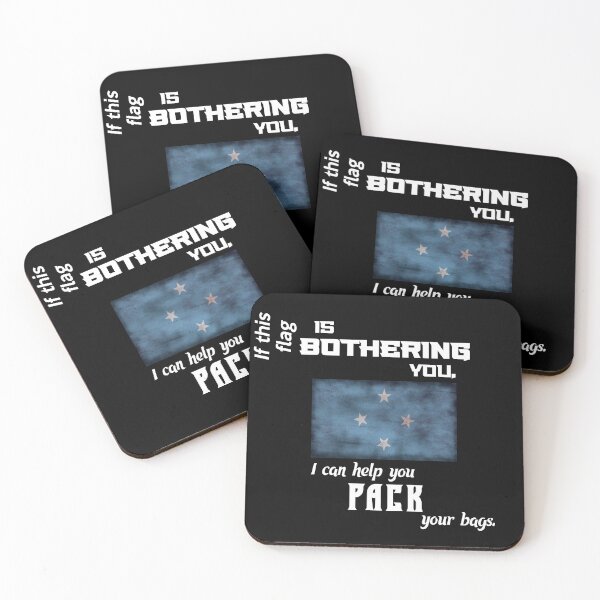 Item preview, Micronesian flag - pack your bags designed and sold by 2Girls1Shirt.