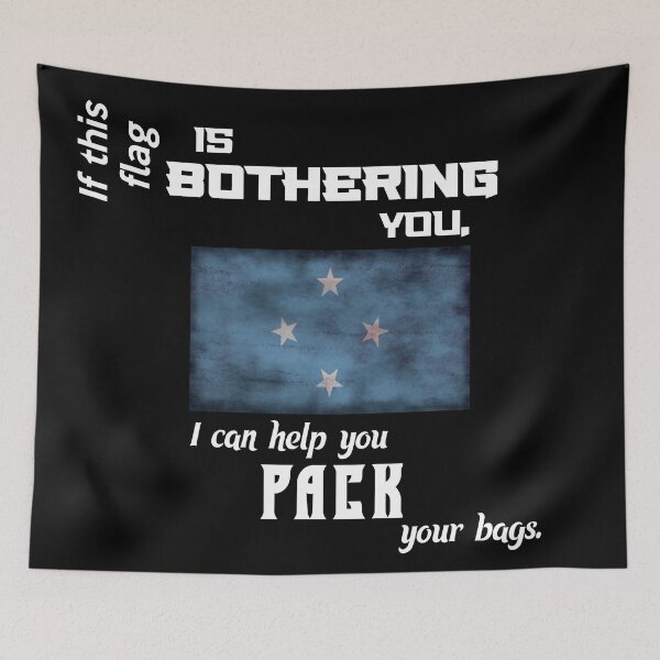 Item preview, Micronesian flag - pack your bags designed and sold by 2Girls1Shirt.