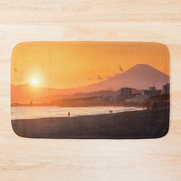 Item preview, Sunset with Mount Fuji from Chigasaki Beach in Japan designed and sold by Jordan McChesney.