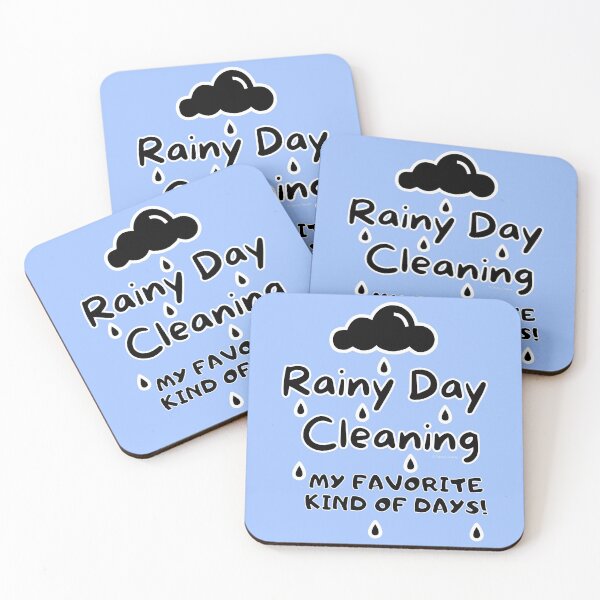 Item preview, Rainy Day Cleaning Fun Housekeeping Cloud Humor designed and sold by SavvyCleaner.