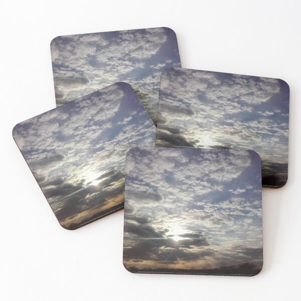 Item preview, Setting Sun Illuminating Clouds Over Lake Hiawatha  designed and sold by JinjerS.
