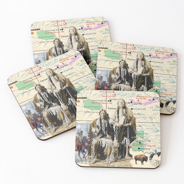 Item preview, Collage - Indian Territory designed and sold by Mizjean.