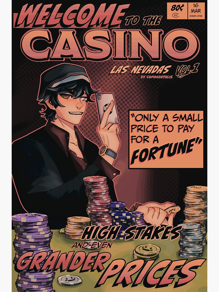 "Quackity Casino Dream SMP Las Nevadas Comic Poster" Sticker for Sale ...