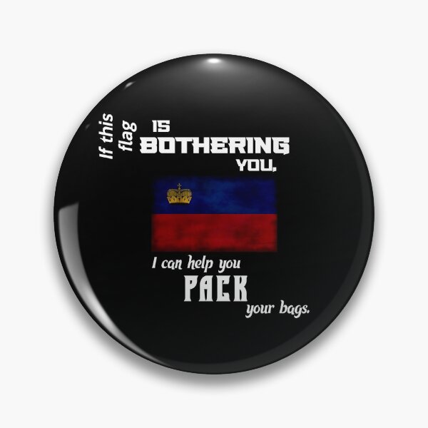 Item preview, Liechtenstein flag - pack your bags designed and sold by 2Girls1Shirt.