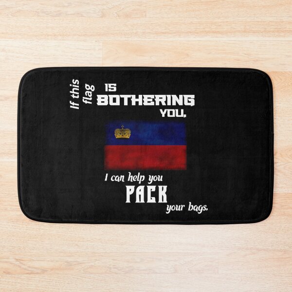 Item preview, Liechtenstein flag - pack your bags designed and sold by 2Girls1Shirt.