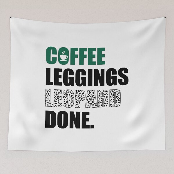 Artikelvorschau, Kaffee Leggings Leopard Fertig entworfen und verkauft von trathai1012.