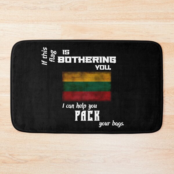 Item preview, Lithuanian flag - pack your bags designed and sold by 2Girls1Shirt.