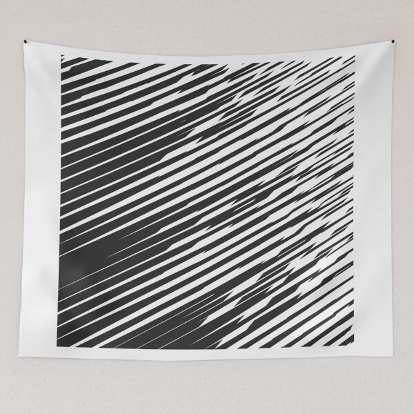 Item preview, Line graphics diagonal black&White designed and sold by newwind87.