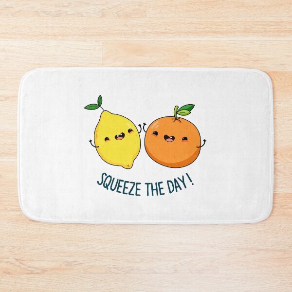 Item preview, Squeeze The Day cute Fruit Puns  designed and sold by punnybone.