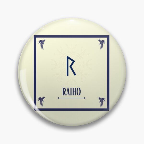 Artikelvorschau, Raiho / Raido - Odin - Nordische Rune - Futhark - Wikingeraufkleber - Altes Alphabet entworfen und verkauft von Live2211.