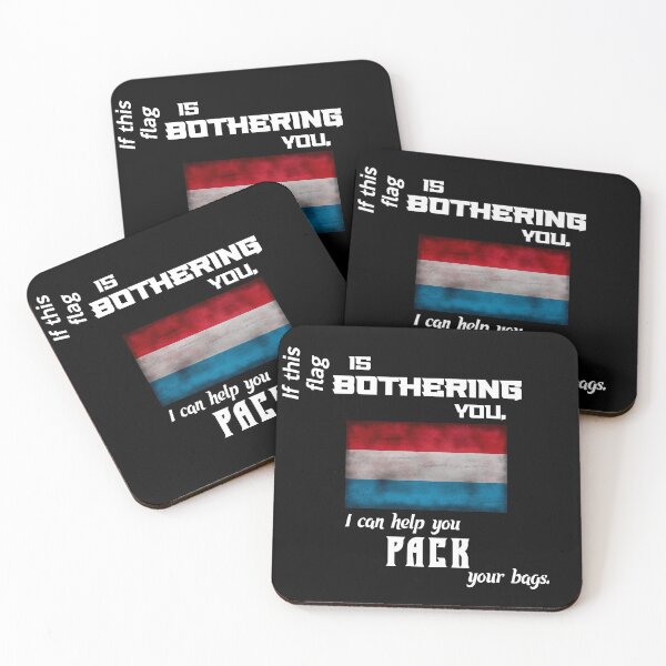 Item preview, Luxembourg flag - pack your bags designed and sold by 2Girls1Shirt.