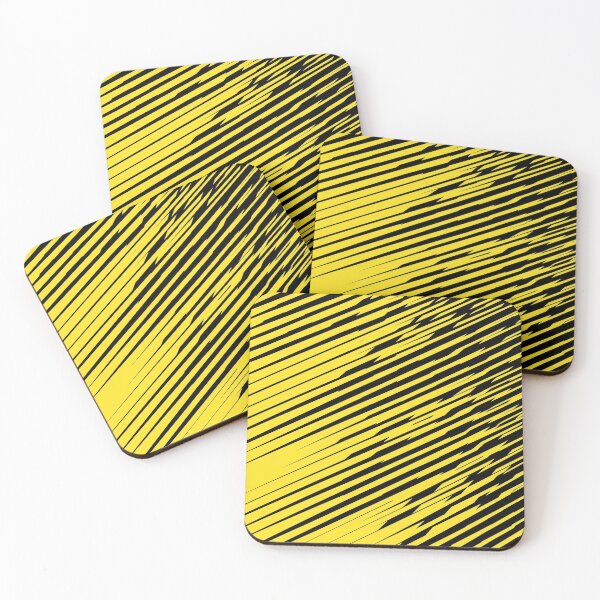 Item preview, Line graphics diagonal yellow&black designed and sold by newwind87.