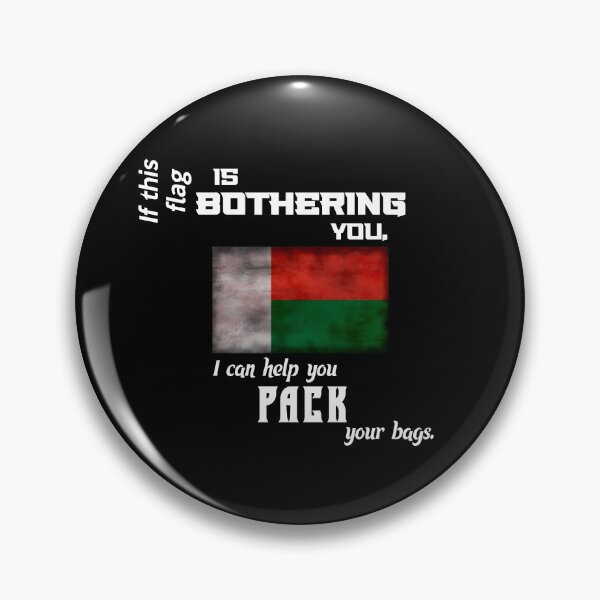 Item preview, Malagasy flag - pack your bags designed and sold by 2Girls1Shirt.