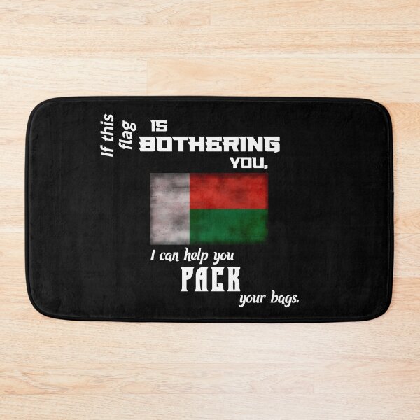 Item preview, Malagasy flag - pack your bags designed and sold by 2Girls1Shirt.
