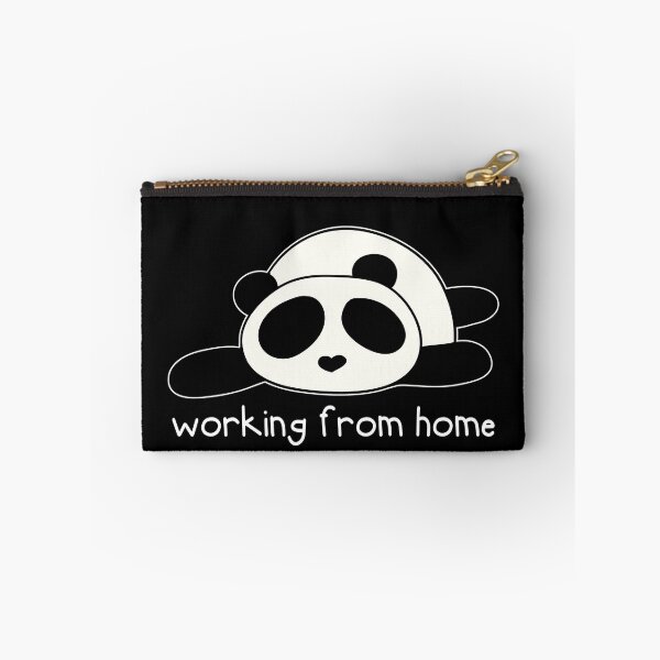 Item preview, Working From Home Funny Panda designed and sold by GrimButterfly.