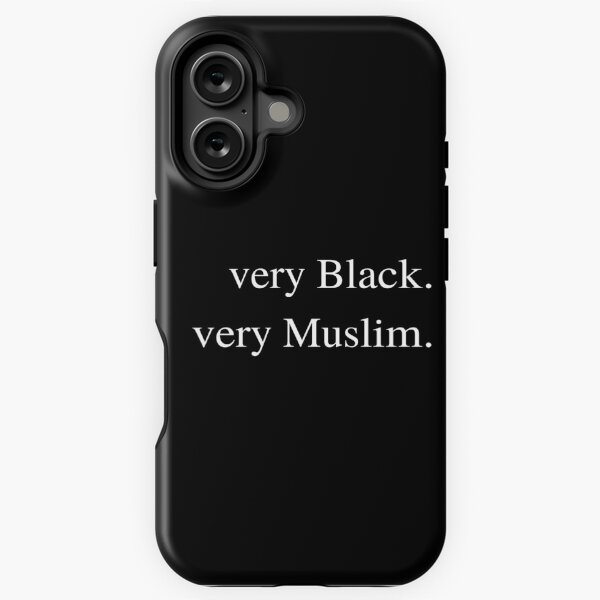 Vista previa del artículo con la obra «Muy negro, muy musulmán.», diseñado y vendido por ApparelFactory.