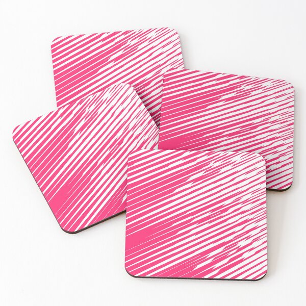 Item preview, Line graphics diagonal pink&White designed and sold by newwind87.