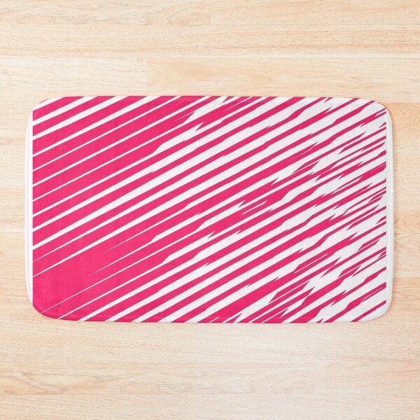 Item preview, Line graphics diagonal pink&White designed and sold by newwind87.