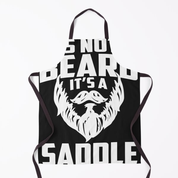Item preview, It's Not A Beard It's A Saddle Funny designed and sold by MertieStark.