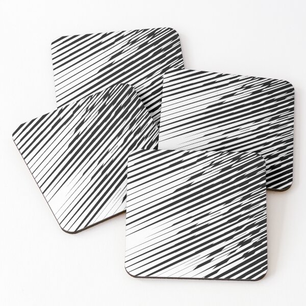Item preview, Line graphics diagonal White&black designed and sold by newwind87.