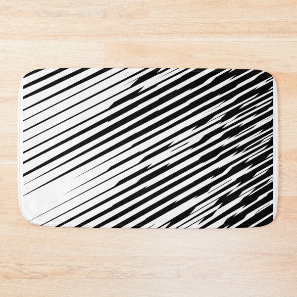 Item preview, Line graphics diagonal White&black designed and sold by newwind87.
