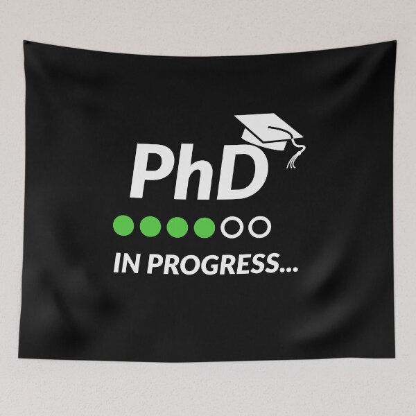Item preview, PHD in Progress designed and sold by AwesomeWorld1.