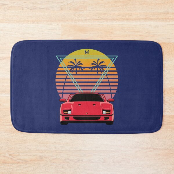 Item preview, Ferrari F40 80s Retro Synthwave Outrun Style designed and sold by Miles & Myles.