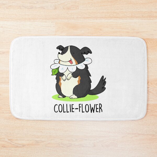 Item preview, Collie-flower Funny Border Collie Dog Puns  designed and sold by punnybone.