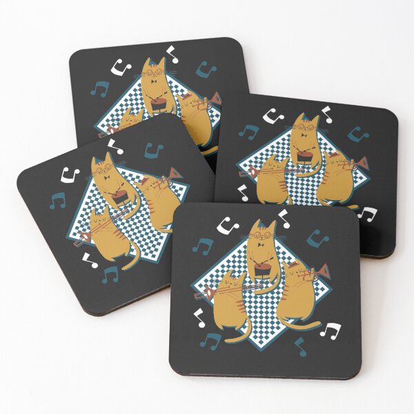 Item preview, Jazz Band Cool Jazz Cats Trio Ska Music designed and sold by MertieStark.