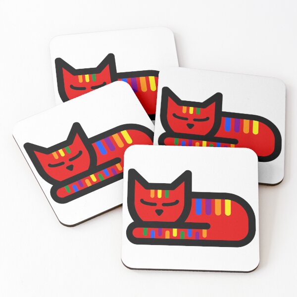 Item preview, Gay Pride Cat  designed and sold by GeorgieRumney.
