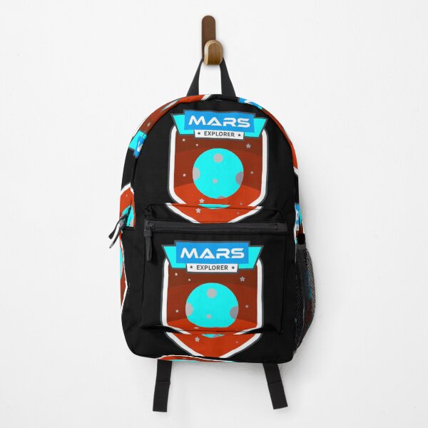 Item preview, Mars Planetary Explorer Sticker - Blue Red Brown designed and sold by NoMatterLab.