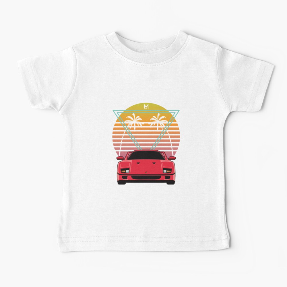 10 - F40 Out Run Ferrari - Women's T-shirt – Threads Of Fortune